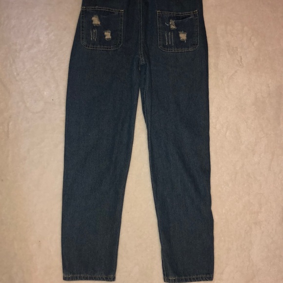 Distressed Bib Overalls - Picture 6 of 9